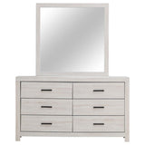 Brantford 6-drawer Dresser with Mirror Coastal White | White | Coastal White | 207053M