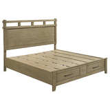 Hazlewood 59-inch Eastern King Storage Bed Vineyard Oak | Eastern King | Brown | Vineyard Oak | 207530KE