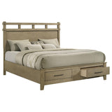 Hazlewood 59-inch Eastern King Storage Bed Vineyard Oak | Eastern King | Brown | Vineyard Oak | 207530KE