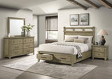 Hazlewood 4-piece Queen Bedroom Set Vineyard Oak | Gallery | 207530Q-S4 207531Q-S4 207530KE-S4 207531KE-S4 207530Q-S5 207531Q-S5 207530KE-S5 207531KE-S5