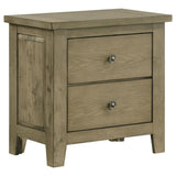 Hazlewood 2-drawer Nightstand Bedside Table Vineyard Oak | Brown | Vineyard Oak | 207532