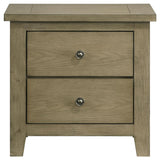Hazlewood 2-drawer Nightstand Bedside Table Vineyard Oak | Brown | Vineyard Oak | 207532