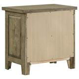 Hazlewood 2-drawer Nightstand Bedside Table Vineyard Oak | Brown | Vineyard Oak | 207532