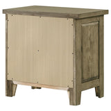Hazlewood 2-drawer Nightstand Bedside Table Vineyard Oak | Brown | Vineyard Oak | 207532