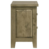 Hazlewood 2-drawer Nightstand Bedside Table Vineyard Oak | Brown | Vineyard Oak | 207532