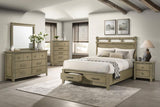 Hazlewood 2-drawer Nightstand Bedside Table Vineyard Oak | Brown | Vineyard Oak | 207532