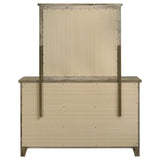 Hazlewood 6-drawer Bedroom Dresser with Mirror Vineyard Oak | Brown | Vineyard Oak | 207533M