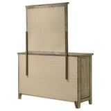 Hazlewood 6-drawer Bedroom Dresser with Mirror Vineyard Oak | Brown | Vineyard Oak | 207533M