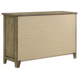 Hazlewood 6-drawer Bedroom Dresser Cabinet Vineyard Oak | Brown | Vineyard Oak | 207533