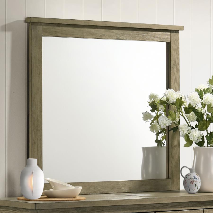 Hazlewood Dresser Mirror Vineyard Oak | Brown | Vineyard Oak | 207534