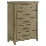 Hazlewood 5-drawer Bedroom Chest of Drawers Vineyard Oak | Brown | Vineyard Oak | 207535