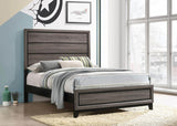 Watson Wood Full Panel Bed Grey Oak | Grey | Grey Oak | 212421F