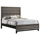 Watson Wood Full Panel Bed Grey Oak | Grey | Grey Oak | 212421F