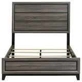 Watson Wood Full Panel Bed Grey Oak | Grey | Grey Oak | 212421F