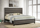 Watson Wood Eastern King Panel Bed Grey Oak | Grey | Grey Oak | 212421KE