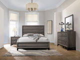 Watson Four-piece Twin Bedroom Set Grey Oak | California King | 212421KW-S4