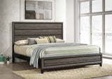 Watson Wood California King Panel Bed Grey Oak | Grey | Grey Oak | 212421KW