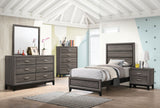 Watson Five-piece Twin Bedroom Set Grey Oak | Twin | 212421T-S5