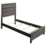 Watson Wood Twin Panel Bed Grey Oak | Twin | Grey | Grey Oak | 212421T