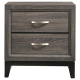 Watson 2-drawer Nightstand Grey Oak | Grey | Grey Oak | 212422