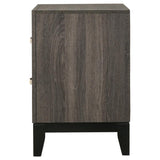 Watson 2-drawer Nightstand Grey Oak | Grey | Grey Oak | 212422