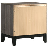 Watson 2-drawer Nightstand Grey Oak | Grey | Grey Oak | 212422