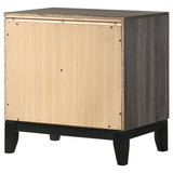 Watson 2-drawer Nightstand Grey Oak | Grey | Grey Oak | 212422