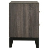 Watson 2-drawer Nightstand Grey Oak | Grey | Grey Oak | 212422
