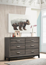 Watson 6-drawer Dresser Grey Oak | King | Grey | Grey Oak | 212423