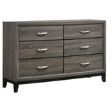 Watson 6-drawer Dresser Grey Oak | King | Grey | Grey Oak | 212423