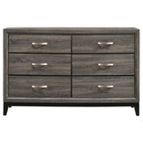 Watson 6-drawer Dresser Grey Oak | King | Grey | Grey Oak | 212423
