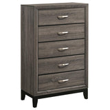 Watson 5-drawer Bedroom Chest Grey Oak | King | Grey | Grey Oak | 212425
