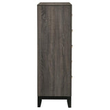Watson 5-drawer Bedroom Chest Grey Oak | King | Grey | Grey Oak | 212425