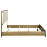 Hyland Eastern King Panel Bed LED Headboard Natural | Eastern King | Beige | Natural | 215651KE