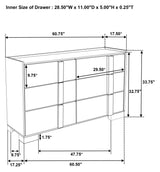 Hyland 5-piece Eastern King Bedroom Set Natural | Eastern King | 215651KE-S5