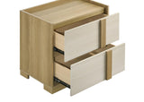 Hyland 2-drawer Nightstand Bedside Table Natural | Beige | Natural | 215652