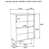 Hyland 4-drawer Chest of Drawers Natural | Beige | Natural | 215655