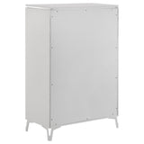 Cassia 5-piece Eastern King LED Bedroom Set White High Gloss | White | White High Gloss | 215791KE-S5