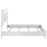 Cassia Queen LED Panel Bed White High Gloss | King | White | White High Gloss | 215791Q