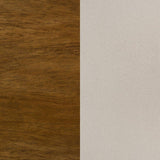 Adderley California King Wood Panel Bed Cream and Warm Brown | Brown | Warm Brown/Cream | 215851KW