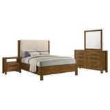 Adderley 4-piece Queen Bedroom Set Warm Brown | Gallery | 215851Q-S4 215851KE-S4 215851KW-S4 215851Q-S5 215851KE-S5 215851KW-S5