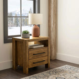 Adderley 2-drawer Nightstand Bedside Table Warm Brown | King | Brown | Warm Brown | 215852