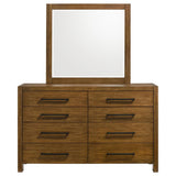 Adderley 8-drawer Bedroom Dresser and Mirror Warm Brown | Brown | Warm Brown | 215853M