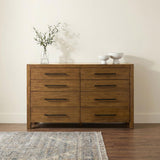 Adderley 8-drawer Bedroom Dresser Cabinet Warm Brown | King | Brown | Warm Brown | 215853