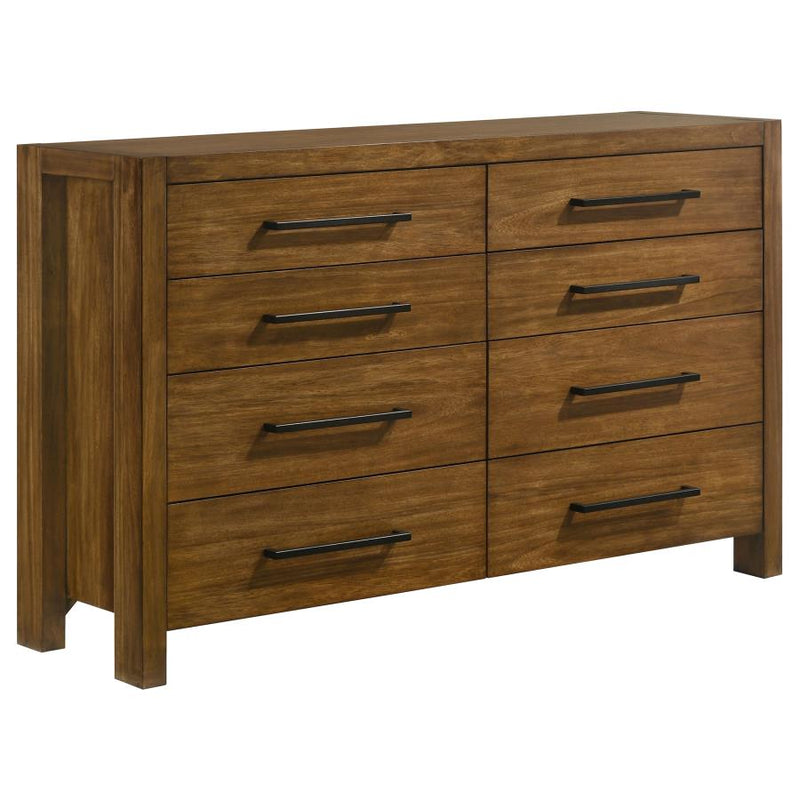 Adderley 8-drawer Bedroom Dresser Cabinet Warm Brown