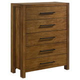 Adderley 5-drawer Bedroom Chest of Drawers Warm Brown | Brown | Warm Brown | 215855
