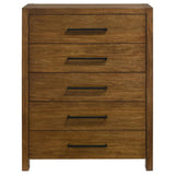 Adderley 5-drawer Bedroom Chest of Drawers Warm Brown | Brown | Warm Brown | 215855