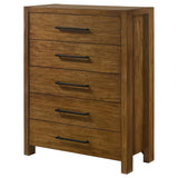 Adderley 5-drawer Bedroom Chest of Drawers Warm Brown | Brown | Warm Brown | 215855