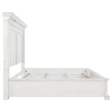 McKinney Eastern King LED Light Panel Bed Vintage White | White | Vintage White | 215871KE