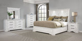 McKinney 4-piece Queen Bedroom Set Vintage White | California King / 5-piece | 215871KW-S5